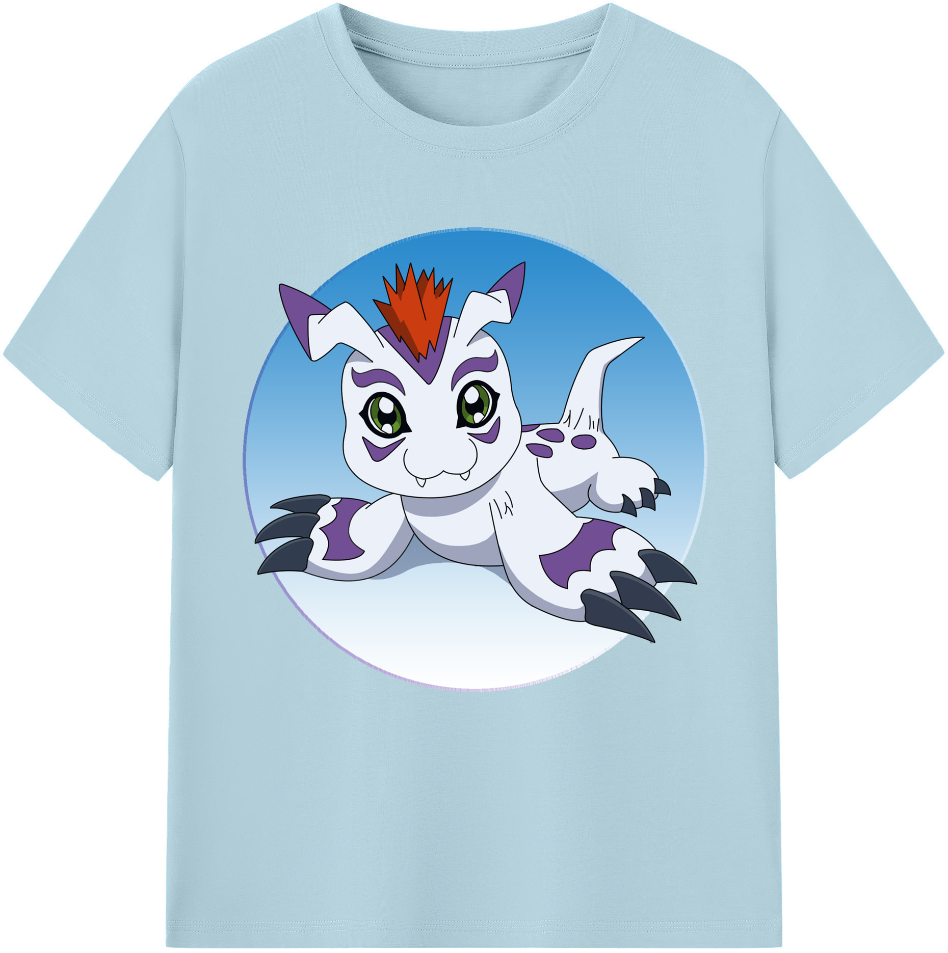 （画像用） Digimon デジタルモンスター/デジモン 綿100％半袖Tシャツ（フロントプリント）